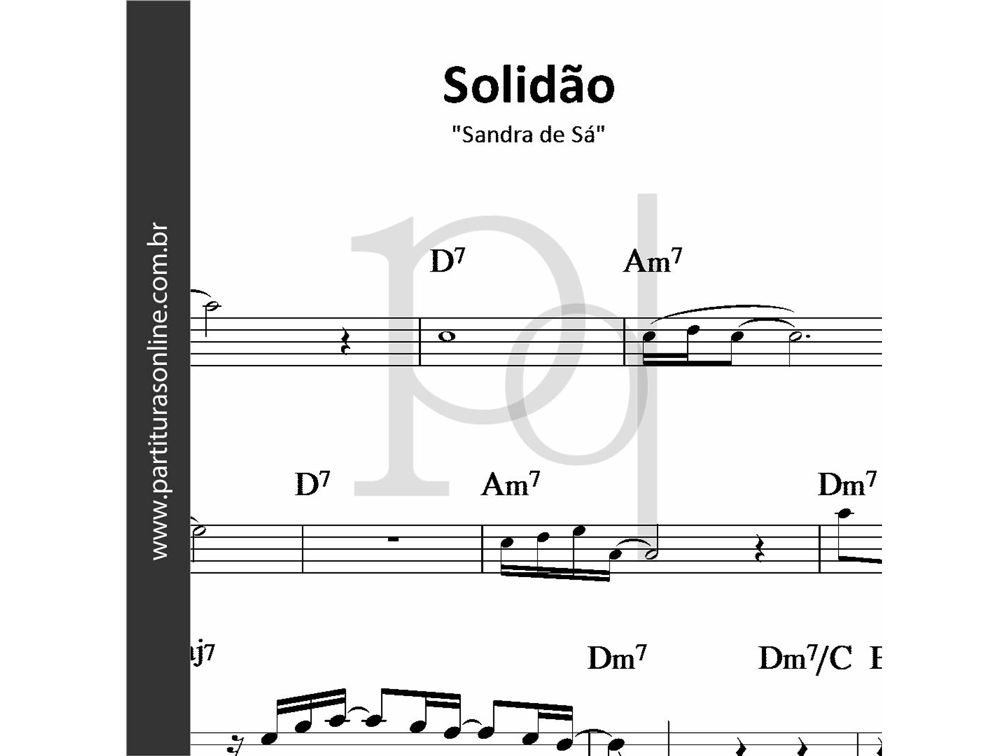 Solidão | Sandra de Sá 1