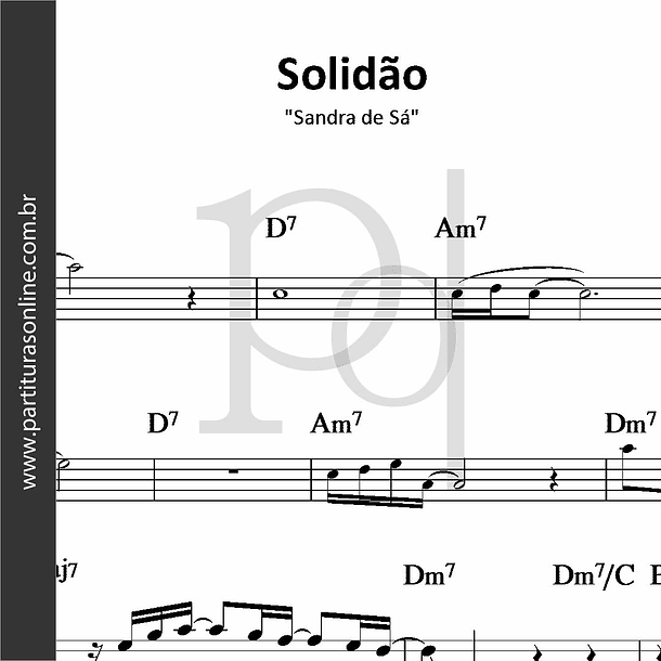 Solidão | Sandra de Sá