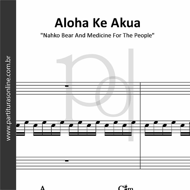 Aloha Ke Akua • para Piano