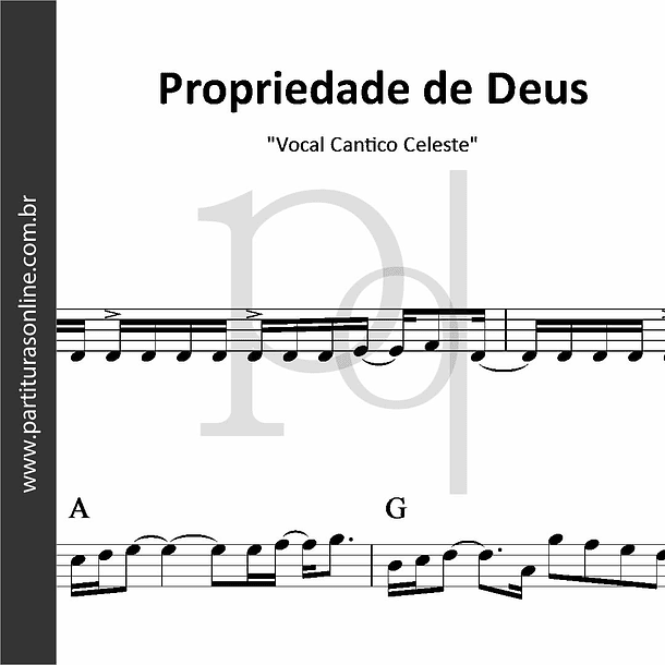 Propriedade de Deus | Vocal Cantico Celeste