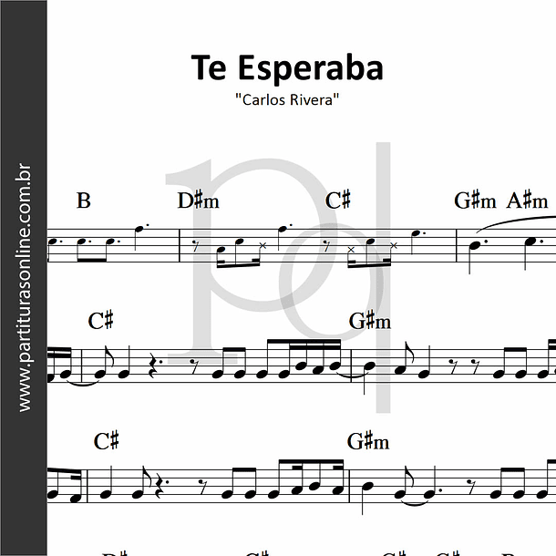 Te Esperaba | Carlos Rivera 