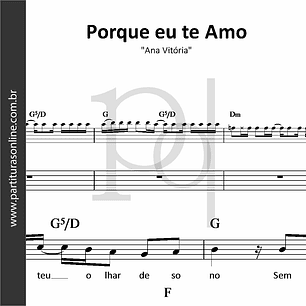 Porque eu te Amo | AnaVitória