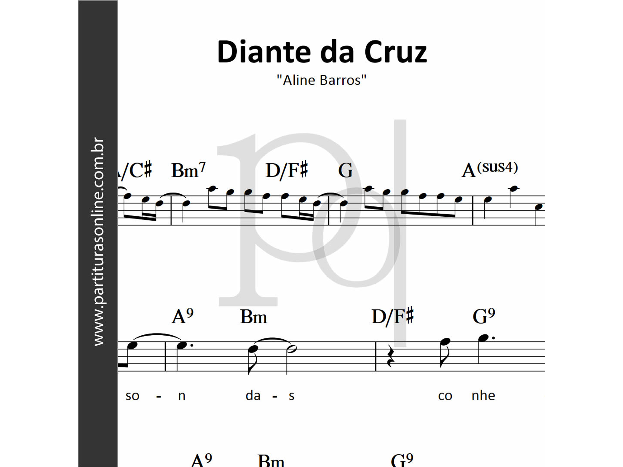 Diante da Cruz | Aline Barros 1