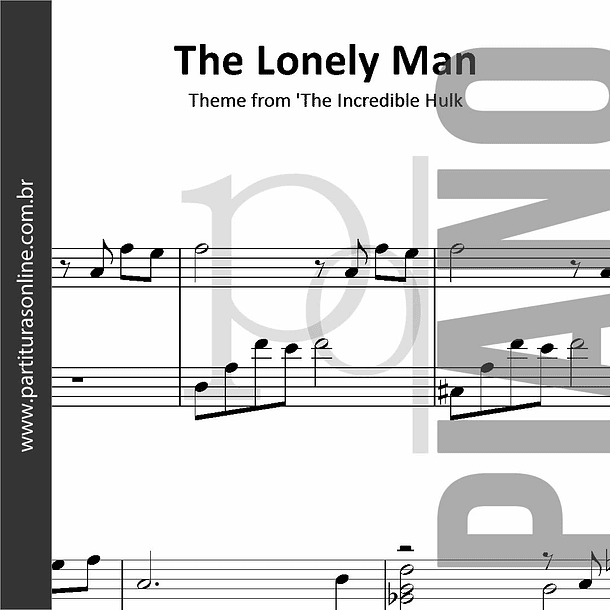The Lonely Man | para Piano 1