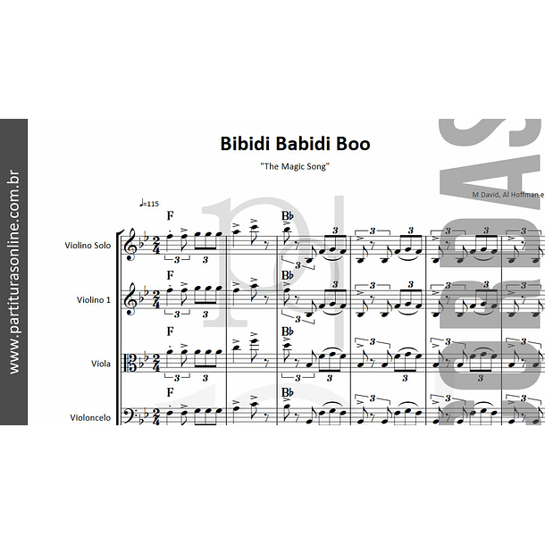 Bibidi Babidi Boo | Quarteto de Cordas 2