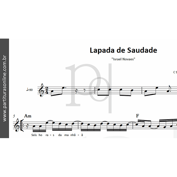 Lapada de Saudade | Israel Novaes 2