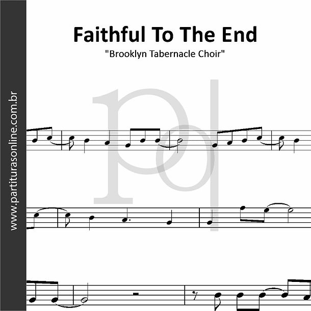 Faithful To The End | Brooklyn Tabernacle Choir 1