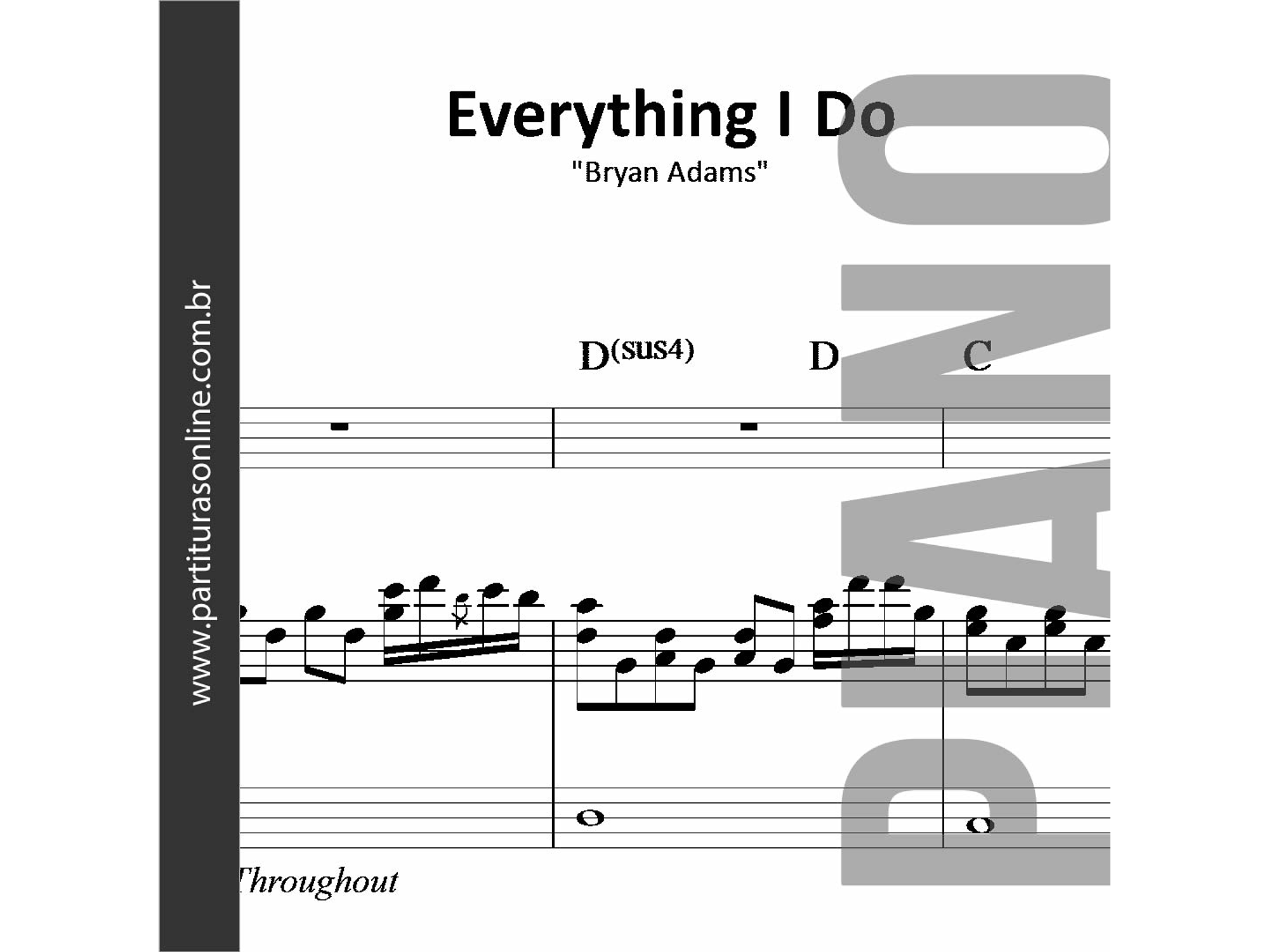 Everything I Do | para Piano 1