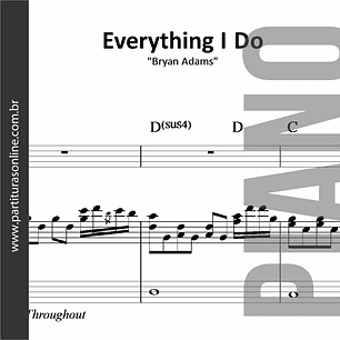 Everything I Do | para Piano