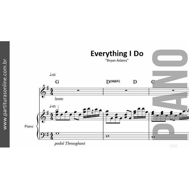 Everything I Do | para Piano 2