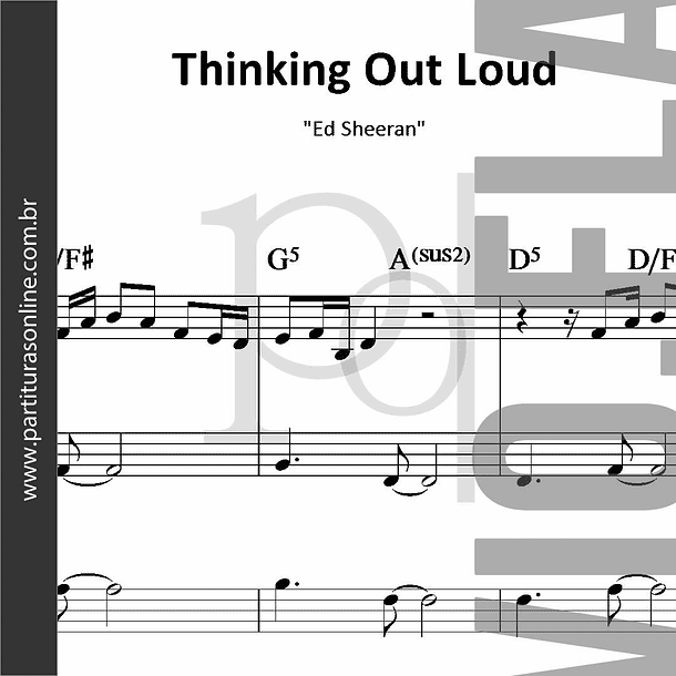 Thinking Out Loud | Flauta e Violinos 1