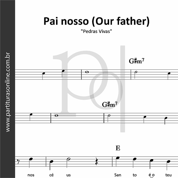 Pai nosso (Our father) | Pedras Vivas 1