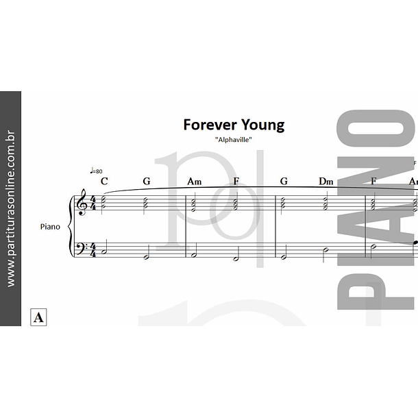 Forever Young | para Piano 2