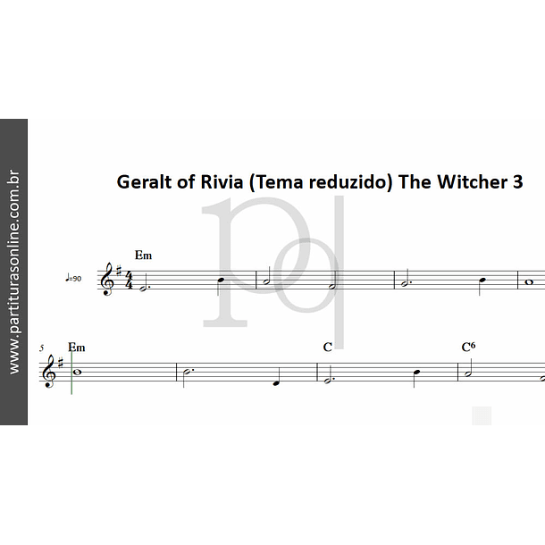 Geralt of Rivia (Tema reduzido) 2
