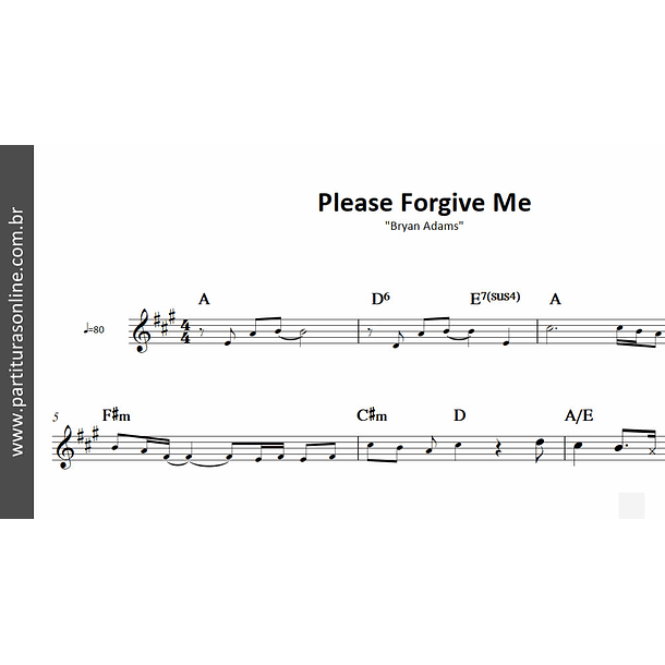 Please Forgive Me | Bryan Adams 2
