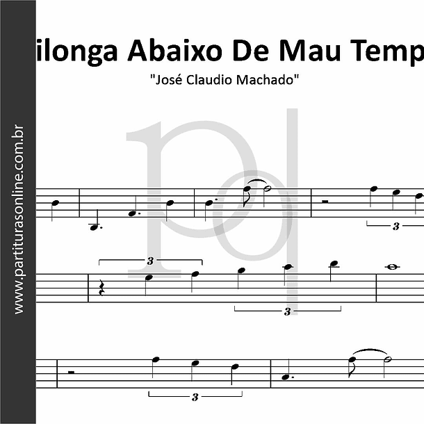 Milonga Abaixo De Mau Tempo | José Claudio Machado 1