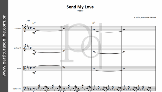 Send My Love | Quarteto de Cordas