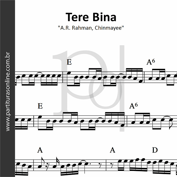 Tere Bina | A.R. Rahman, Chinmayee