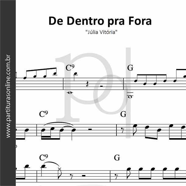 De Dentro pra Fora | Júlia Vitória