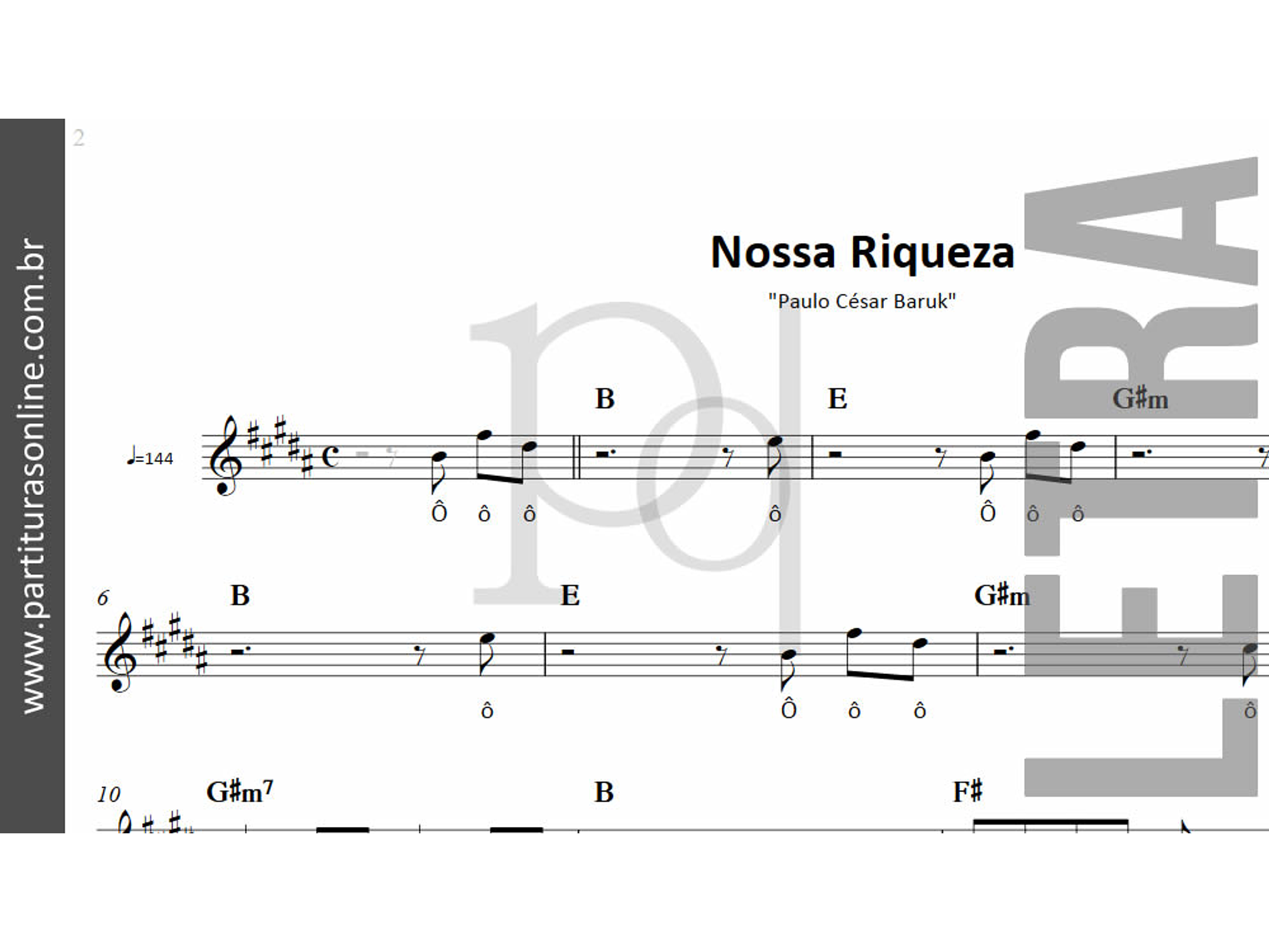 Nossa Riqueza | Paulo César Baruk 3