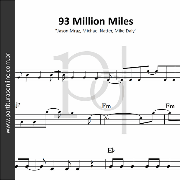 93 Million Miles | Jason Mraz 1