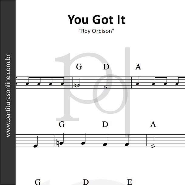 You Got It | Roy Orbison 1