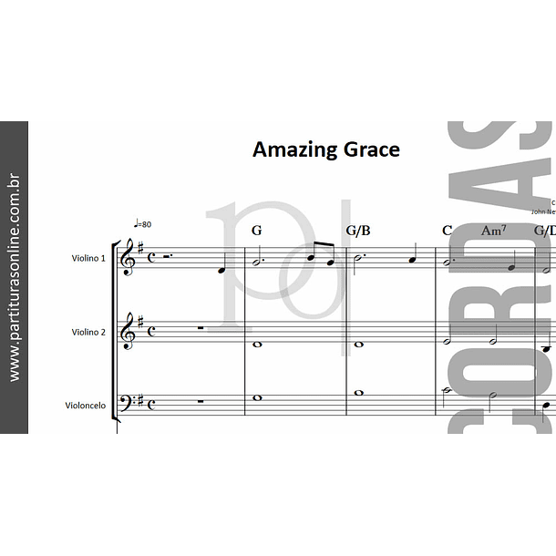 Amazing Grace | Trio de Cordas 2