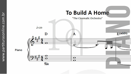 To Build A Home | para Piano