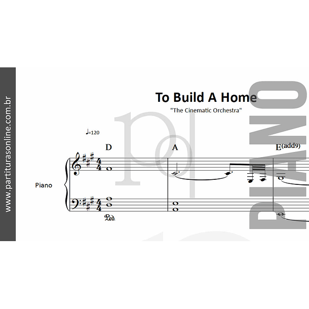 To Build A Home | para Piano 2