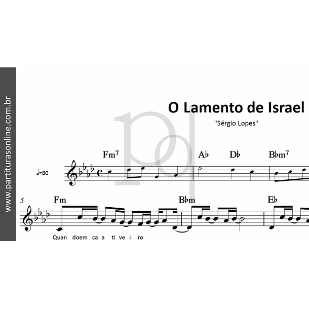 O Lamento de Israel | Sérgio Lopes 2