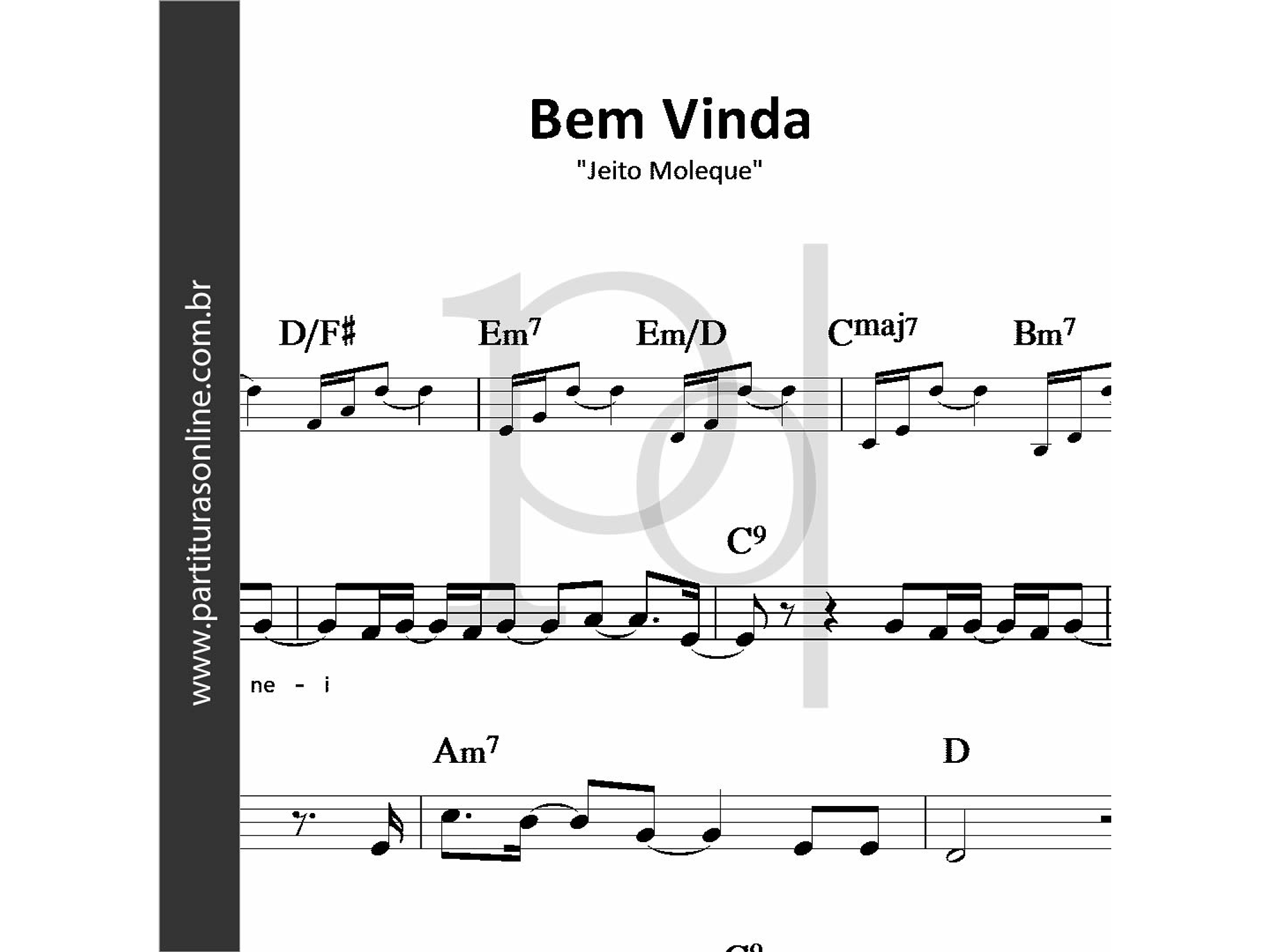 Bem Vinda • Jeito Moleque 1