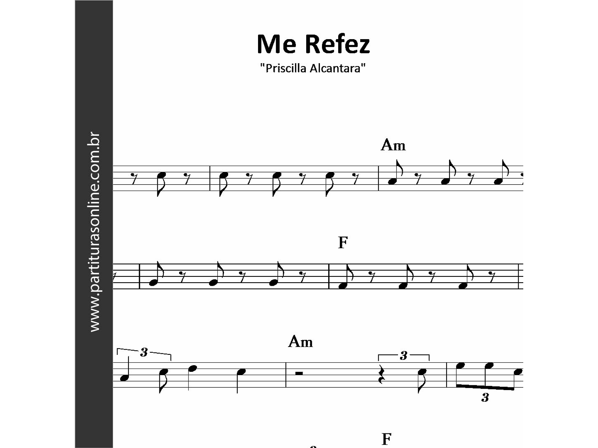 Me Refez | Priscilla Alcântara 1