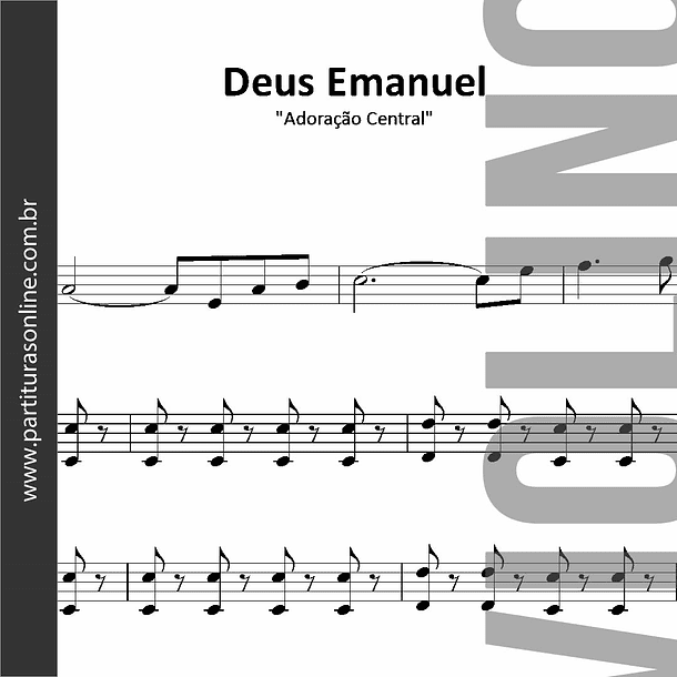 Deus Emanuel | arranjo para Violino