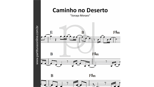 Letra da música Caminho No Deserto - Soraya Moraes