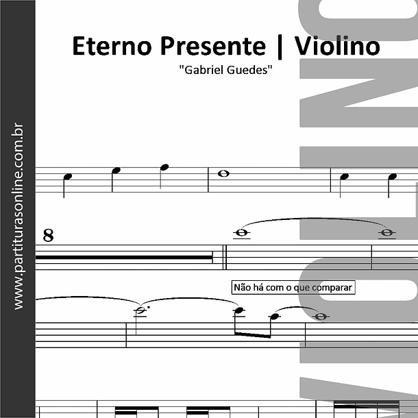 Eterno Presente | para Violino 1