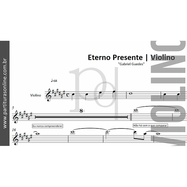 Eterno Presente | para Violino 2