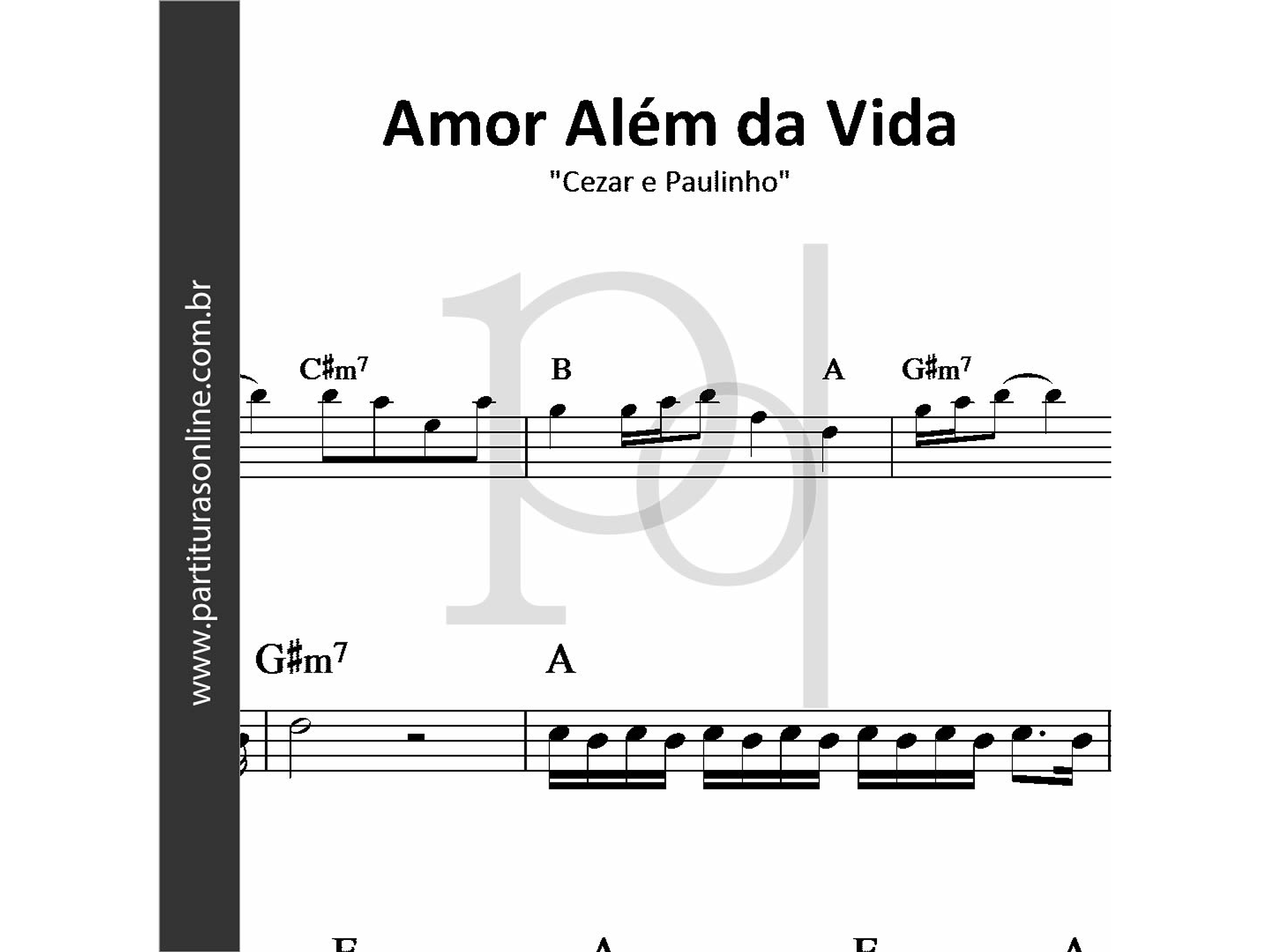 Amor Além da Vida • Cezar e Paulinho 1