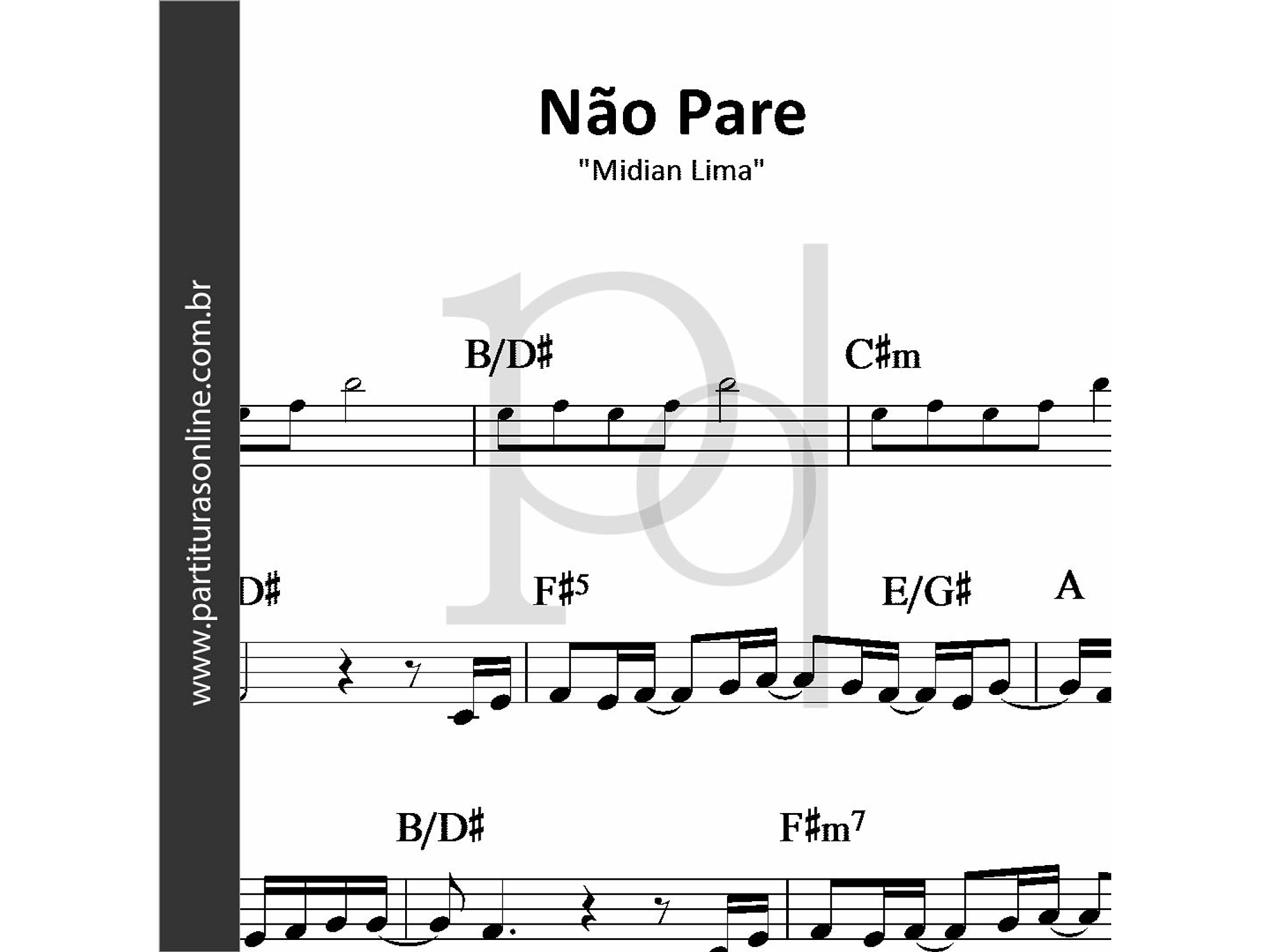 Não Pare | Midian Lima 1