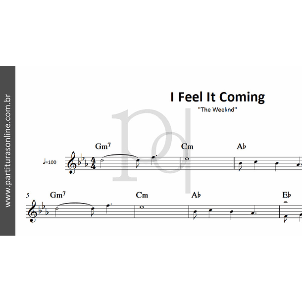 I Feel It Coming • The Weeknd 3