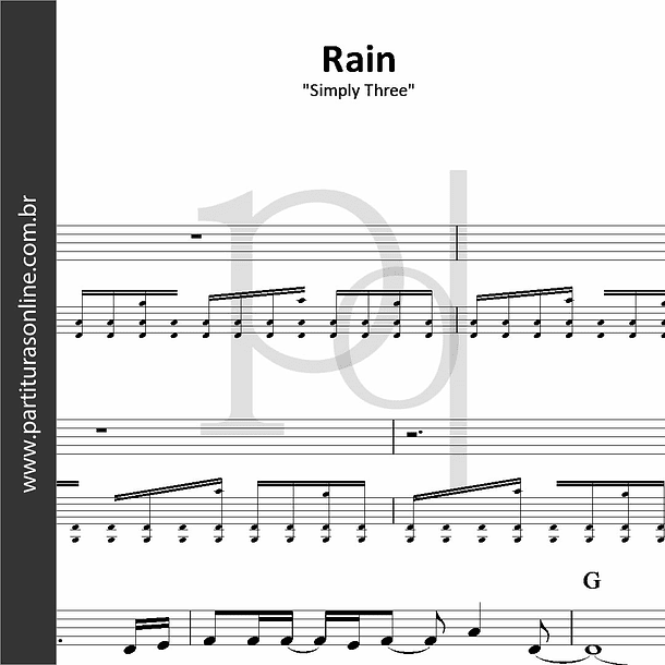 Rain | Simply Three 1