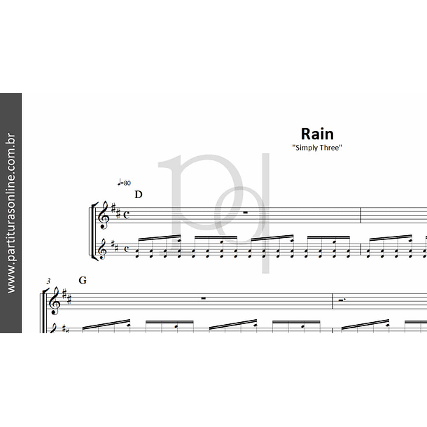 Rain | Simply Three 2
