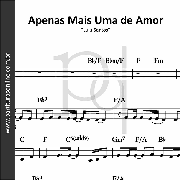 Apenas Mais Uma de Amor | Lulu Santos