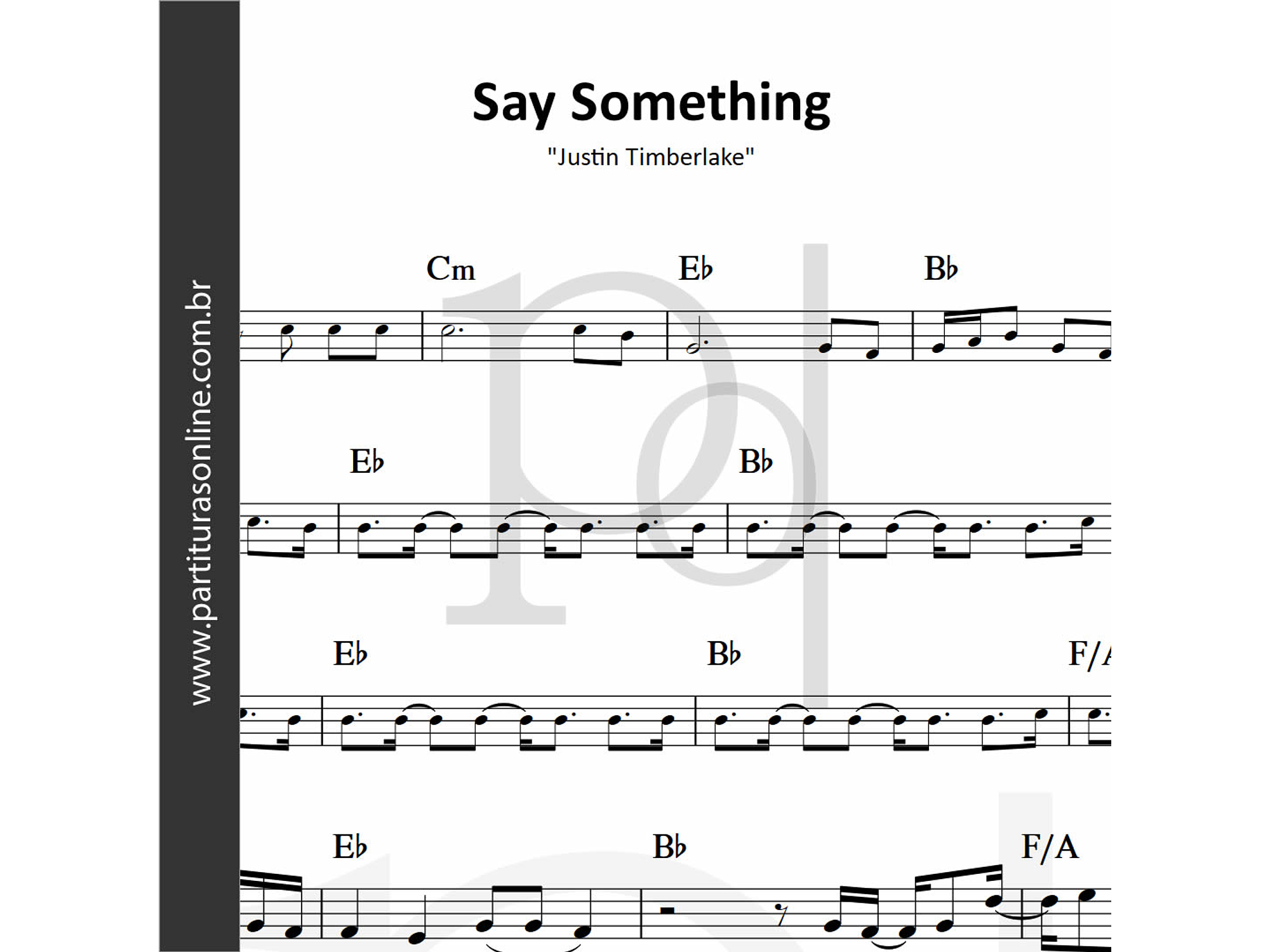 Say Something | Justin Timberlake 1