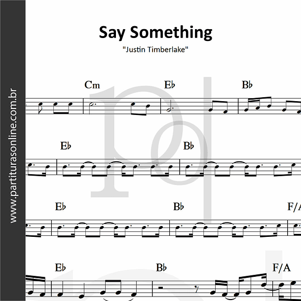 Say Something | Justin Timberlake 1