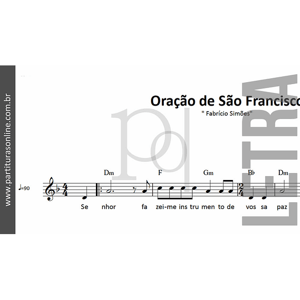 Oração de São Francisco | Fabrício Simões 3