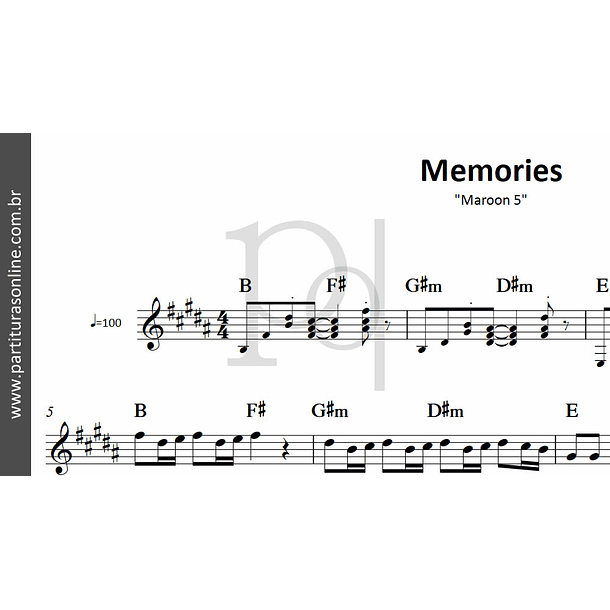 Memories | Maroon 5 2
