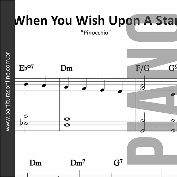 When You Wish Upon A Star | para Piano 1