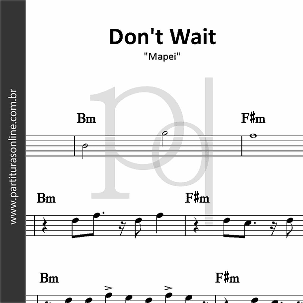 Don't Wait | Mapei 1