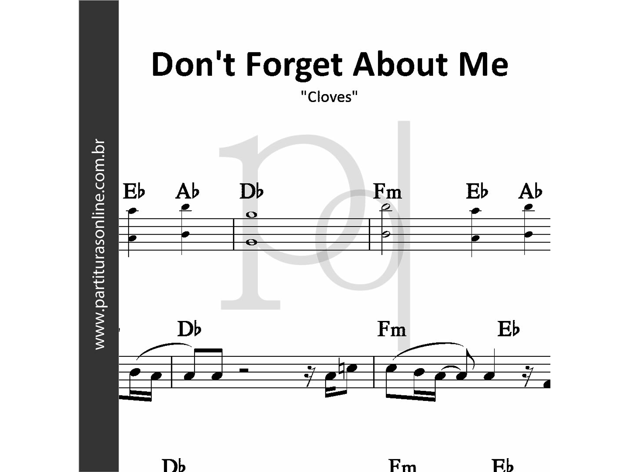 Don't Forget About Me | Cloves 1