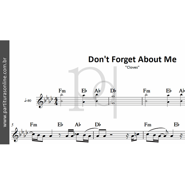 Don't Forget About Me | Cloves 2